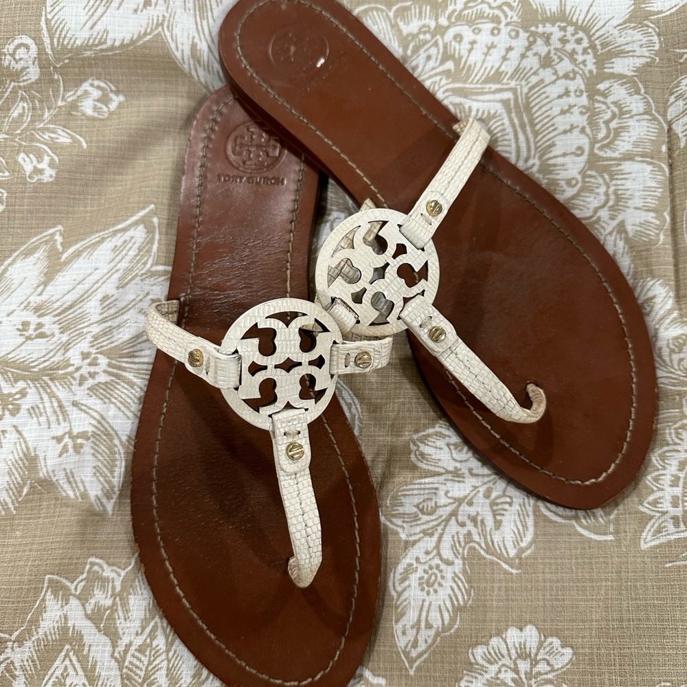 Tory Burch White Sandal mini